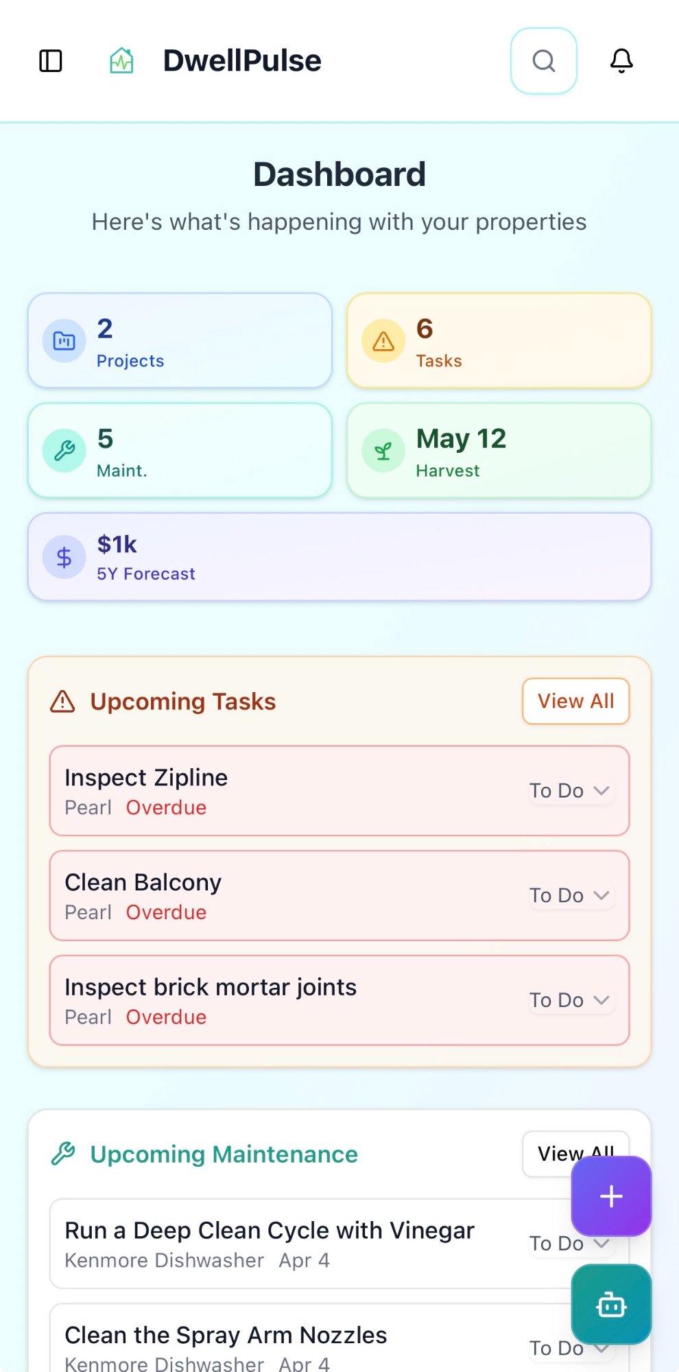 DwellPulse Dashboard